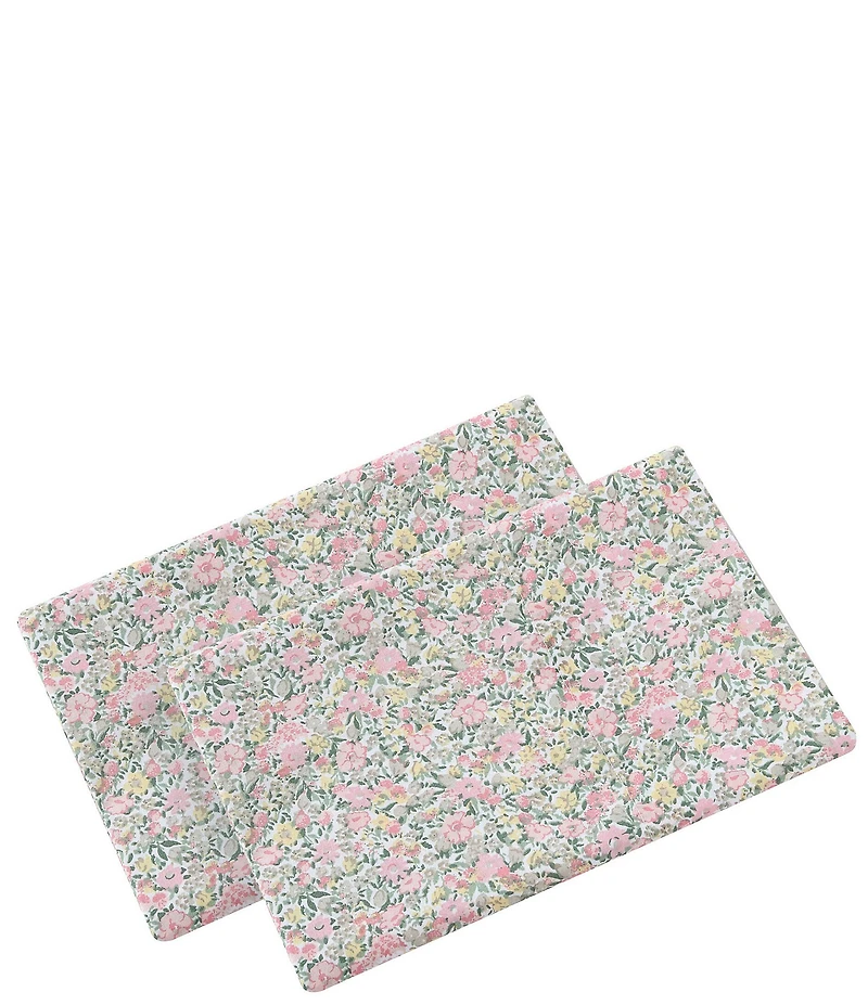 Laura Ashley 200-Thread Count Loveston Cotton Percale Sheet Set