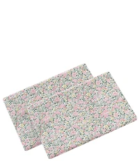 Laura Ashley 200-Thread Count Loveston Cotton Percale Sheet Set