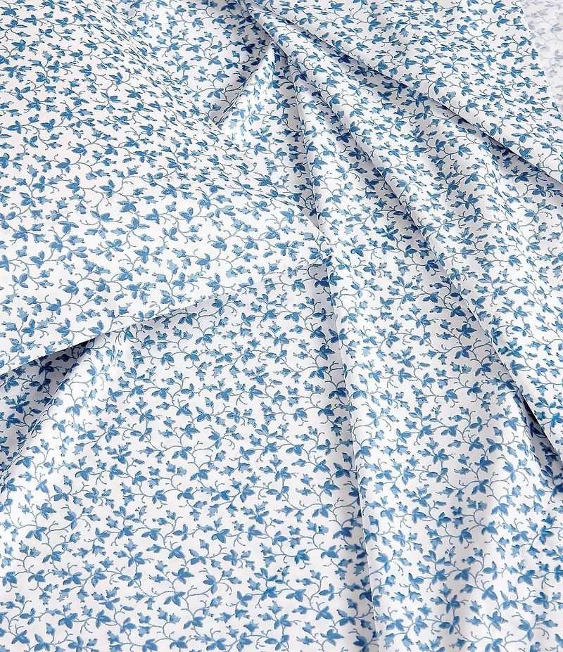 Laura Ashley 300-Thread Count Lavange Vine Sheet Set