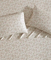 Laura Ashley 300-Thread Count Bonnie Floral Cotton Sateen Sheet Set