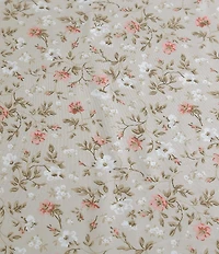 Laura Ashley 300-Thread Count Bonnie Floral Cotton Sateen Sheet Set