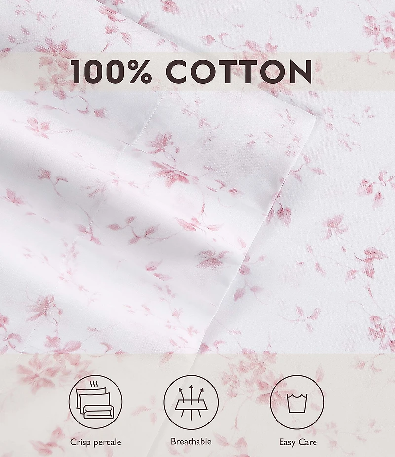 Laura Ashley 300-Thread Count Garden Muse Sheet Set