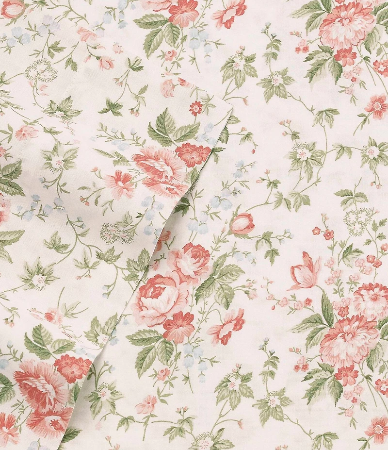 Laura Ashley 300-Thread Count Lilian Sheet Set