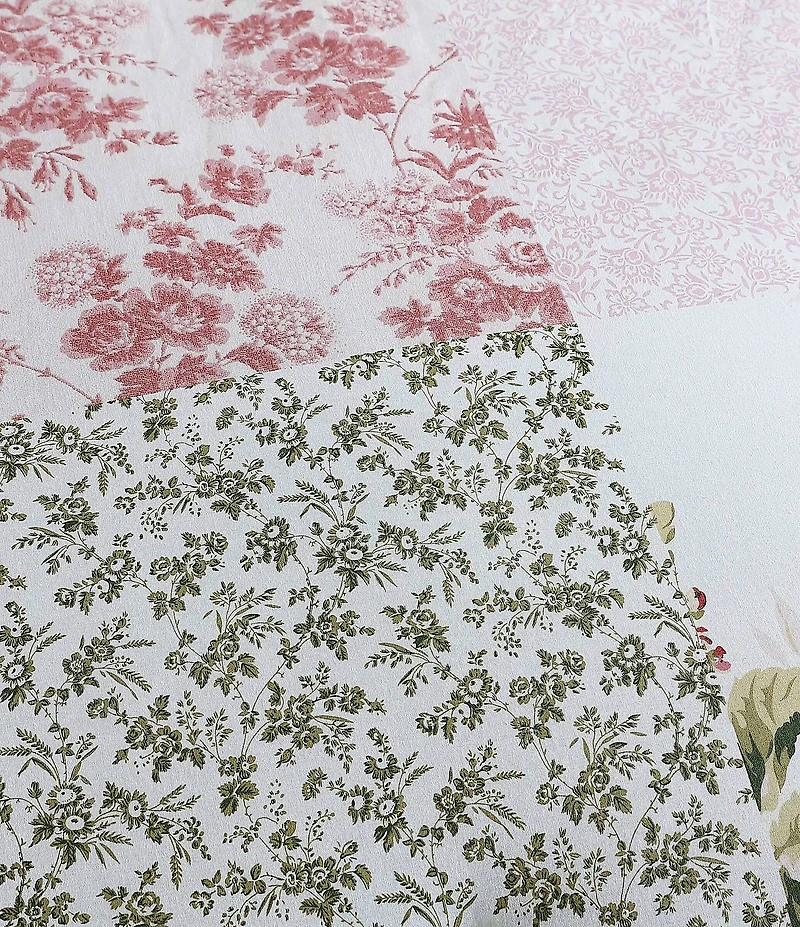 Laura Ashley Ailyn Patchwork Floral Comforter and Pillow Set
