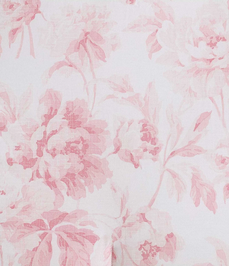 Laura Ashley Anja Textured Toile Floral Reversible Comforter Mini Set