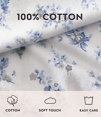 Laura Ashley Audrey Cotton Flannel Sheet Set