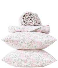 Laura Ashley Blossom Bliss Floral Cotton Percale Sheet Set