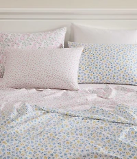 Laura Ashley Blossom Bliss Floral Cotton Percale Sheet Set