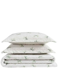 Laura Ashley Bouncy Bows Cotton Reversible Quilt Mini Set