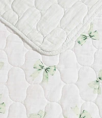 Laura Ashley Bouncy Bows Cotton Reversible Quilt Mini Set
