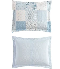 Laura Ashley Colleens Coastal Patchwork Mini Quilt Set