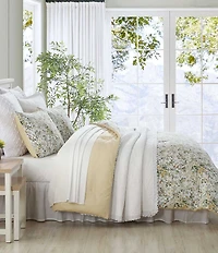 Laura Ashley Country Meadow Floral Print Comforter Mini Set