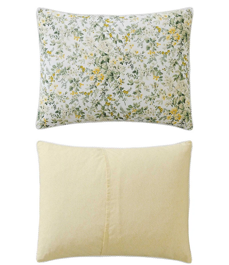 Laura Ashley Country Meadow Floral Print Comforter Mini Set