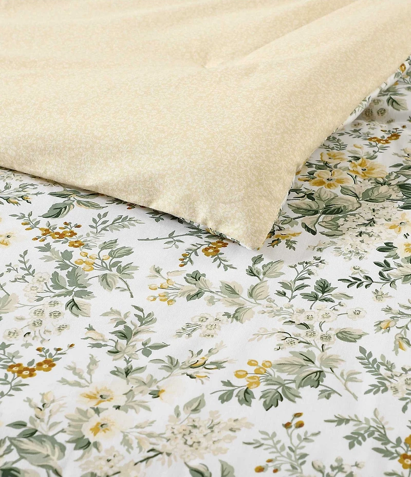 Laura Ashley Country Meadow Floral Print Comforter Mini Set