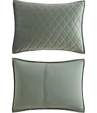 Laura Ashley Diamond Stitch Plush Velvet Quilt Bonus Set
