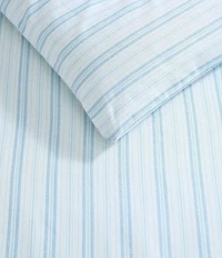 Laura Ashley Dilly Dally Stripe Reversible Cotton Comforter Mini Set