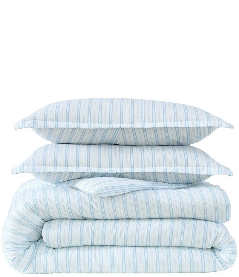Laura Ashley Dilly Dally Stripe Cotton Comforter Mini Set