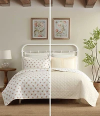 Laura Ashley Dorrie Cotton Reversible Quilt Mini Set
