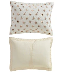 Laura Ashley Dorrie Cotton Reversible Quilt Mini Set