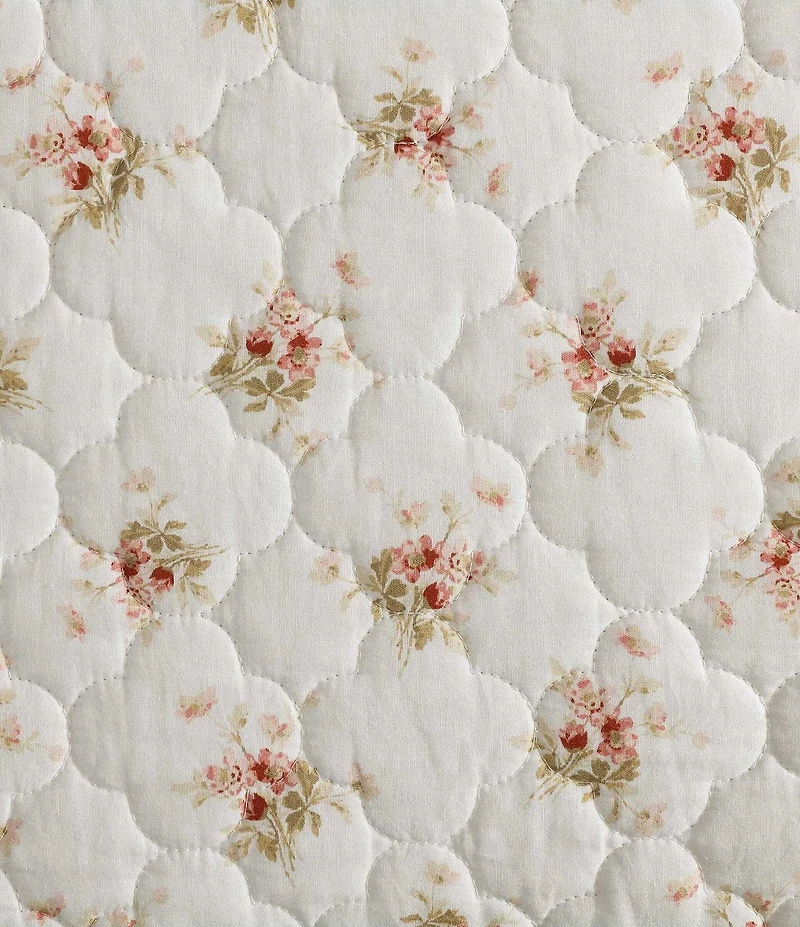 Laura Ashley Dorrie Cotton Reversible Quilt Mini Set