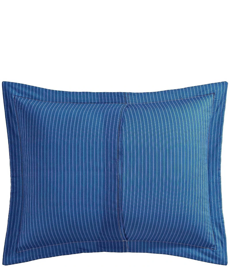 Laura Ashley Elaina Indigo Blue Cotton Reversible Quilt Mini Set