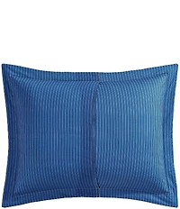 Laura Ashley Elaina Indigo Blue Cotton Reversible Quilt Mini Set