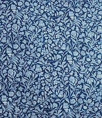 Laura Ashley Elaina Indigo Blue Cotton Reversible Quilt Mini Set