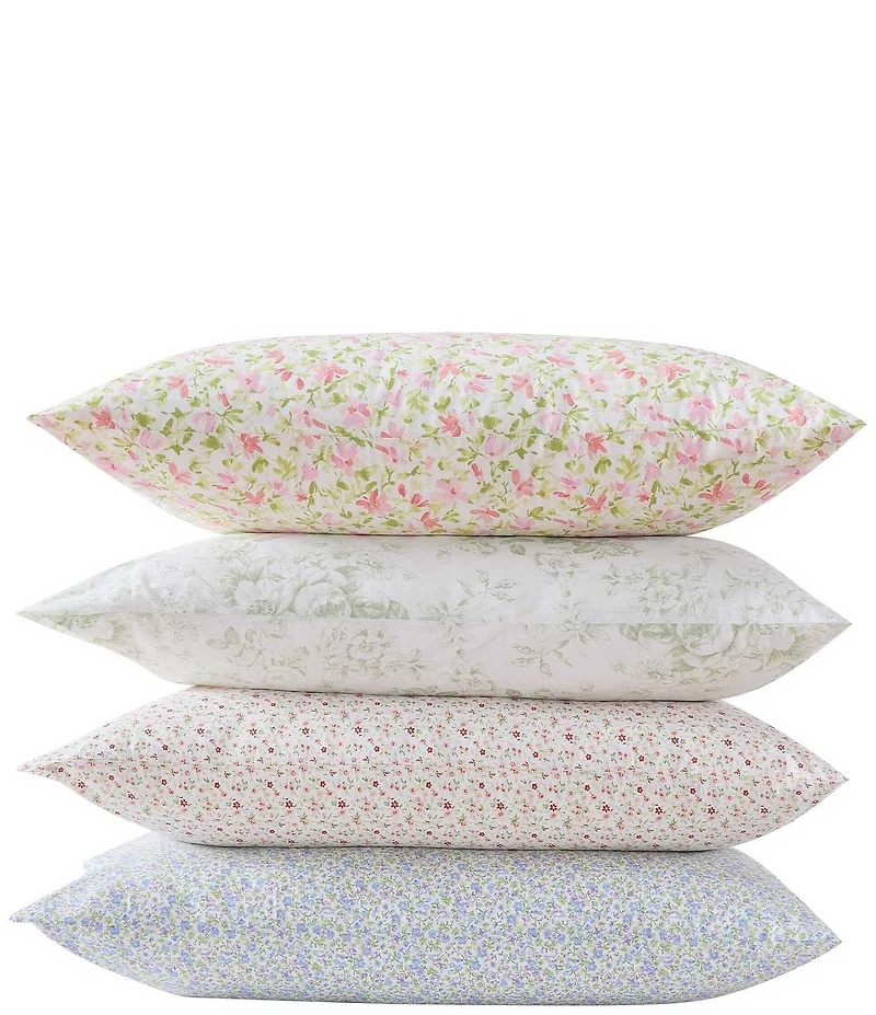 Laura Ashley Evie Ditsy Floral Cotton Pillowcase Pair
