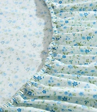 Laura Ashley Evie Floral Cotton Percale Sheet Set