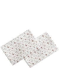 Laura Ashley Evie Pink Floral Cotton Sateen Sheet Set