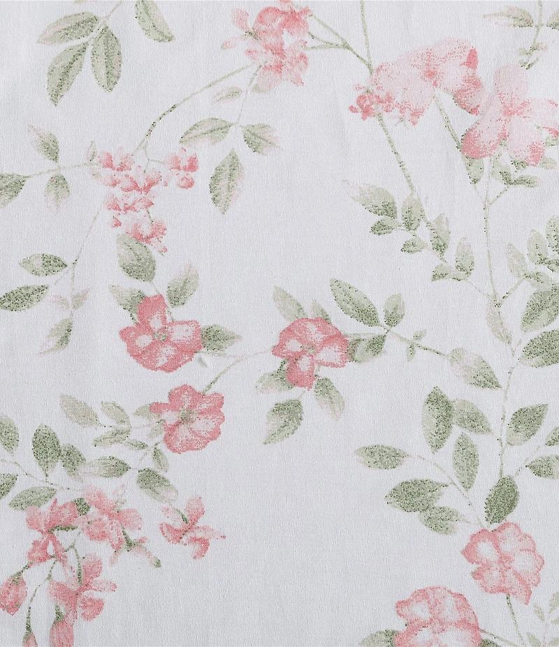 Laura Ashley Fawna Floral Tiered Ruffle Window Valance