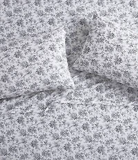 Laura Ashley Faye Toile Printed Cotton Flannel Sheet Set