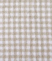 Laura Ashley Ginny Gingham Printed 3-Piece Cotton Bath Towel Set