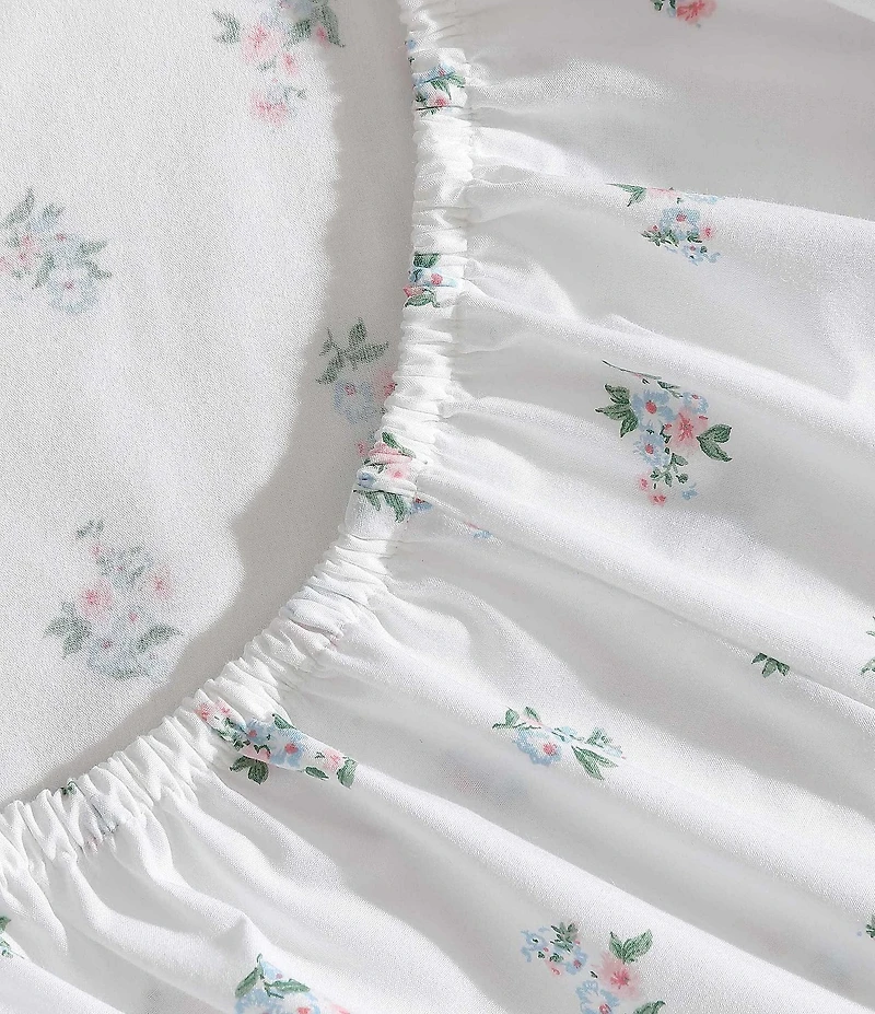 Laura Ashley Harperette Floral Printed Percale Cotton Sheet Set