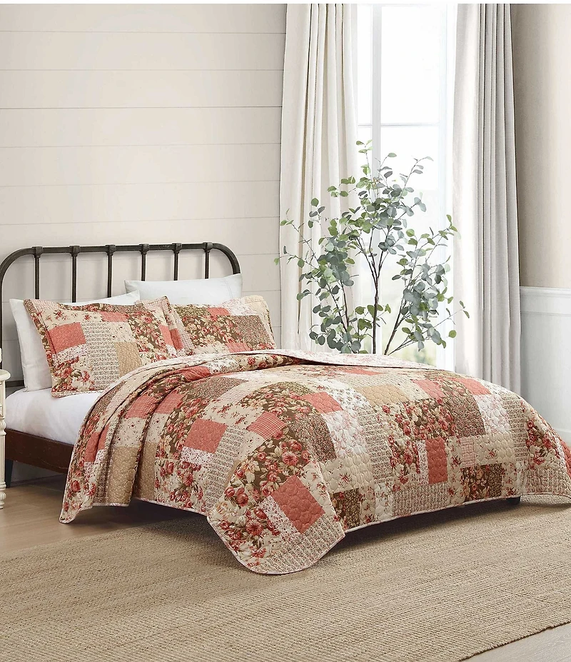 Laura Ashley Harrietta Patchwork Reversible Quilt Mini Set