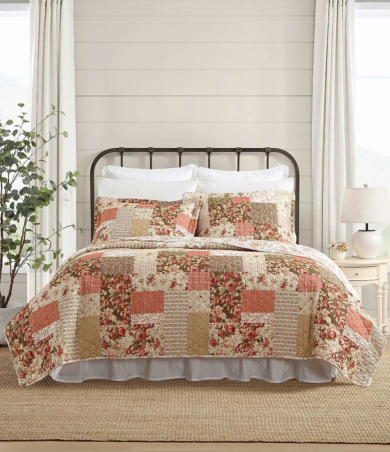 Laura Ashley Harrietta Patchwork Reversible Quilt Mini Set