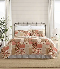 Laura Ashley Harrietta Patchwork Reversible Quilt Mini Set