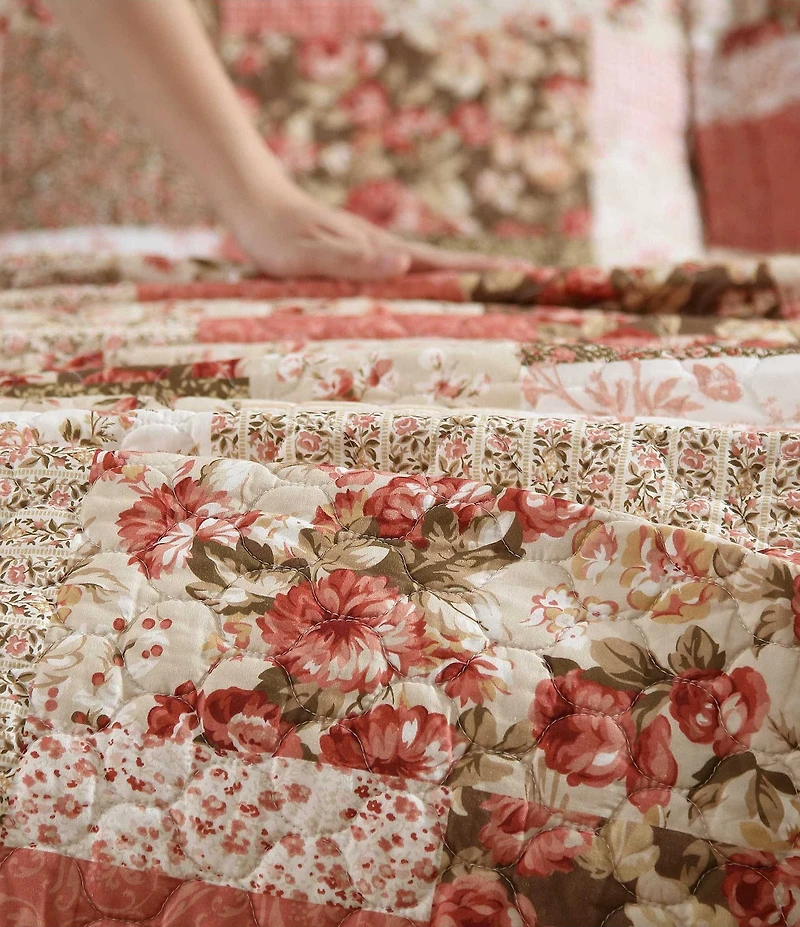 Laura Ashley Harrietta Patchwork Reversible Quilt Mini Set
