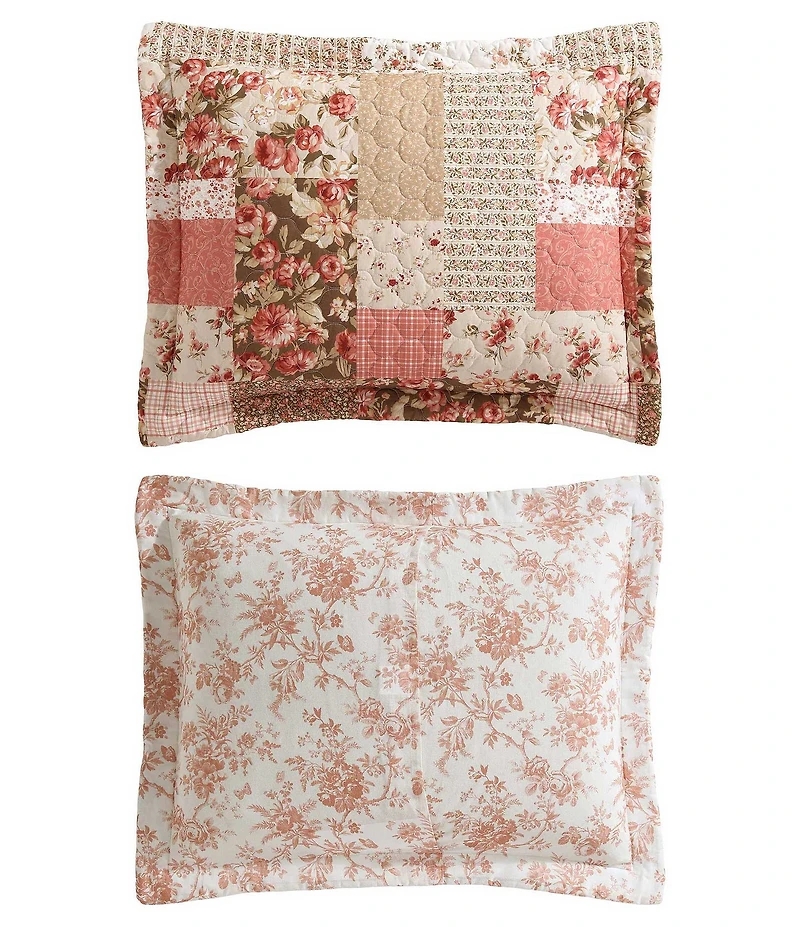Laura Ashley Harrietta Patchwork Reversible Quilt Mini Set