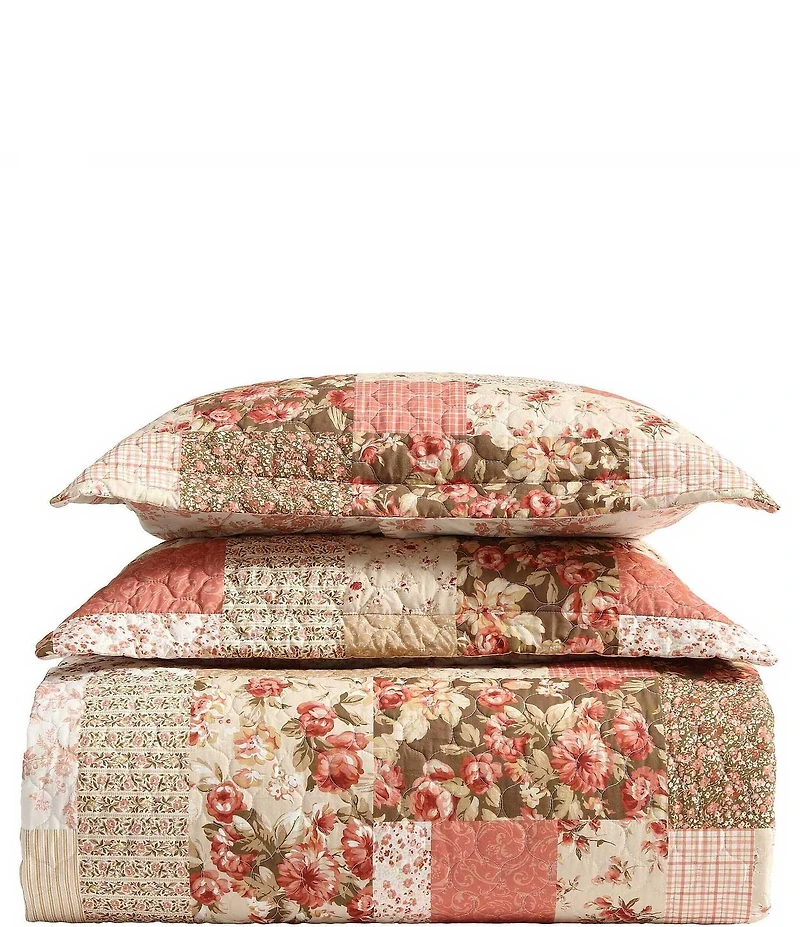 Laura Ashley Harrietta Patchwork Reversible Quilt Mini Set