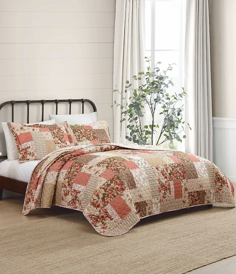 Laura Ashley Harrietta Patchwork Reversible Quilt Mini Set