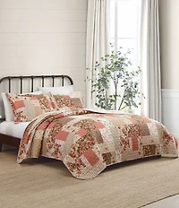 Laura Ashley Harrietta Patchwork Reversible Quilt Mini Set