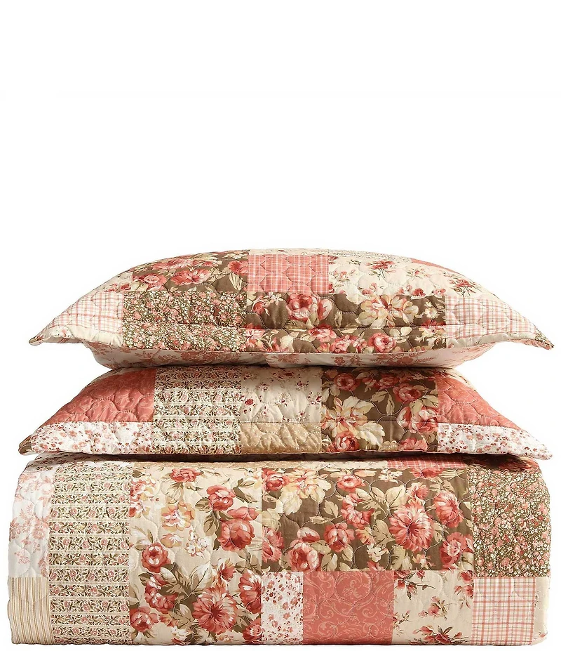 Laura Ashley Harrietta Patchwork Reversible Quilt Mini Set