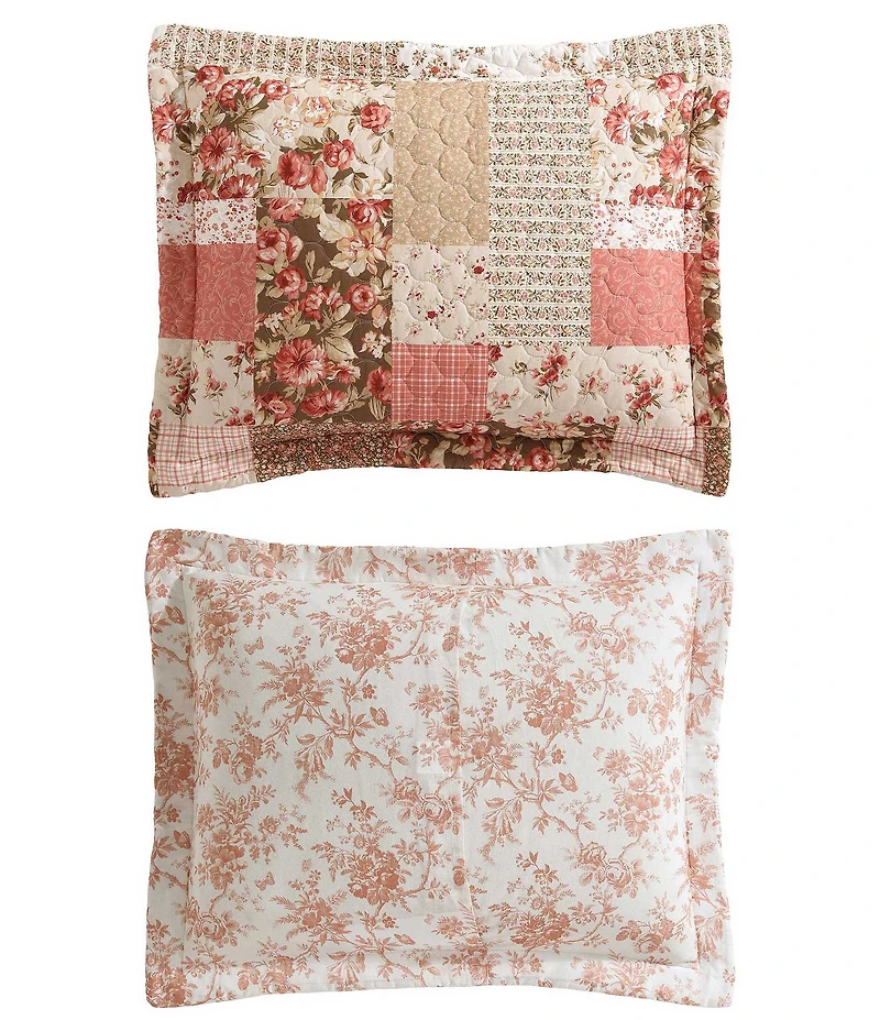 Laura Ashley Harrietta Patchwork Reversible Quilt Mini Set
