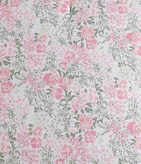 Laura Ashley Heather Garden Cotton Reversible Pink Comforter Mini Set