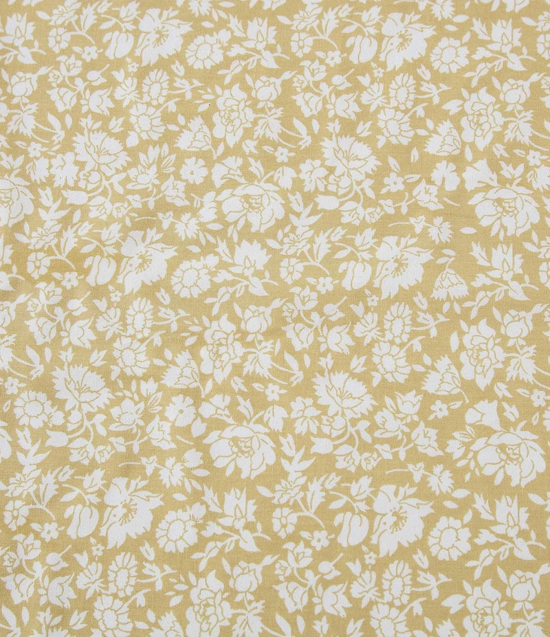 Laura Ashley Heirloom Ditzy Blue Cotton Percale Sheet Set