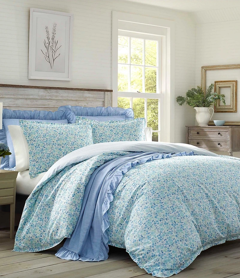 Laura Ashley Jaynie Floral Duvet Cover Mini Set