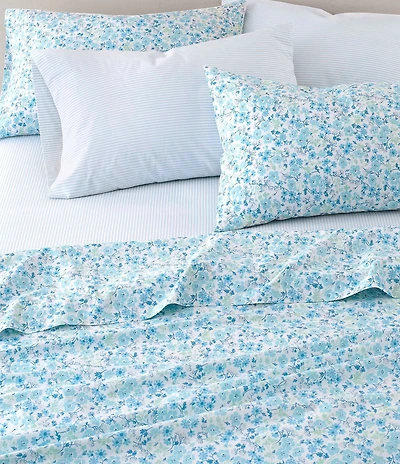 Laura Ashley Jaynie Floral Stripe Sheet Set
