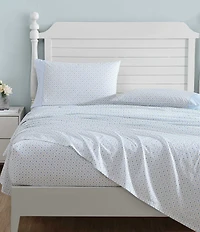 Laura Ashley Kate Floral Printed Cotton Percale Sheet Set
