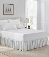 Laura Ashley LA Classics Ticking Stripe Ruffled Bed Skirt